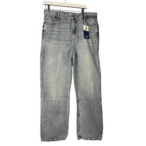 Bershka Victoria High Waist Straight Denim Jeans Eur 42 Us 10